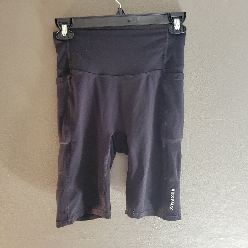 Xexymix Black Biker Shorts Sz XS